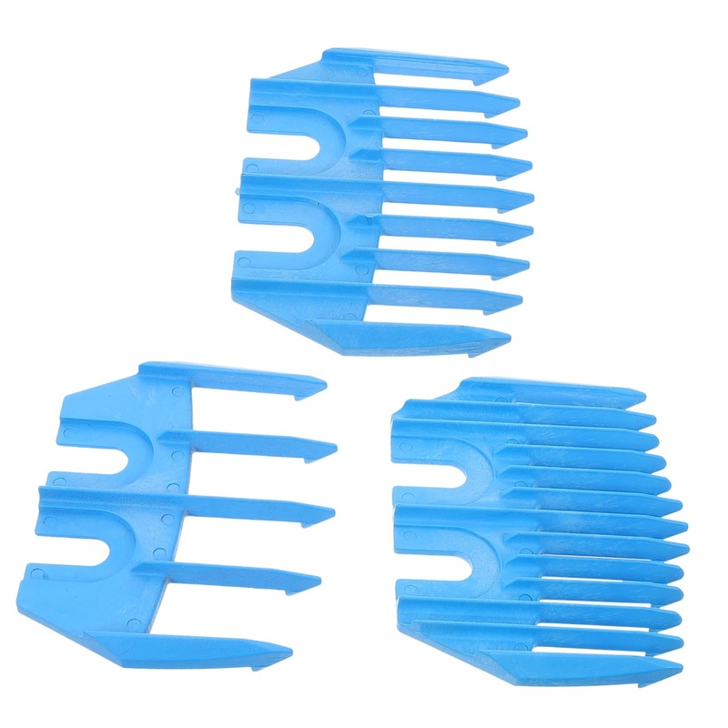 MERRYHAPY 3 Pcs Heavy Duty Sheep Trimmer Guide Attachment Plastic Clipper Guide for Electric Shears Compatible with Sheep and Goat Shearing Shear Guide for Grooming and Trimming