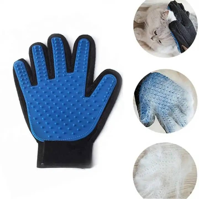 Pet Grooming Glove Hair Remover Brush Gentle Deshedding Efficient Pet Mitt Pet for Dog for cat