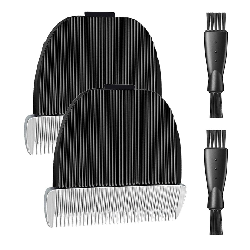 uijino Dog Clipper Blades Compatible with Hansprou Replacement Clipper Blades Hansprou Clipper Blades for Hansprou Dog Clippers, 2 Pack Hansprou Dog Clipper Replacement Blades, 2 Cleaning Brush