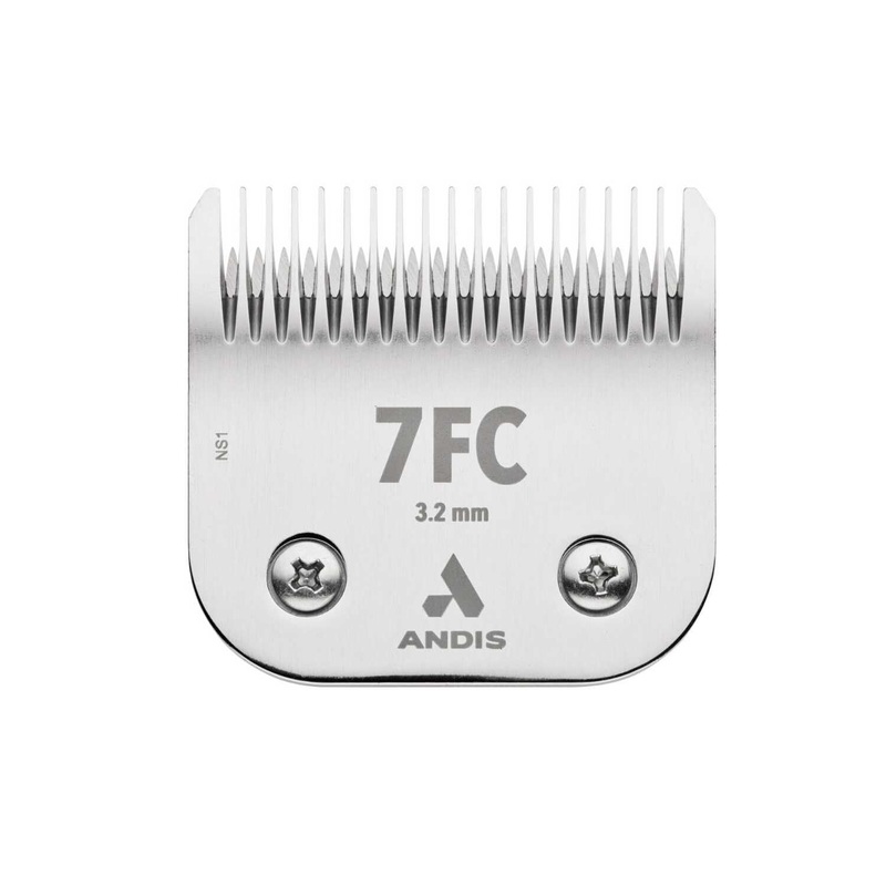 Andis 64121 Carbon-Infused Steel UltraEdge Dog Clipper Blade, Size-7FC, 1/8-Inch Cut Length