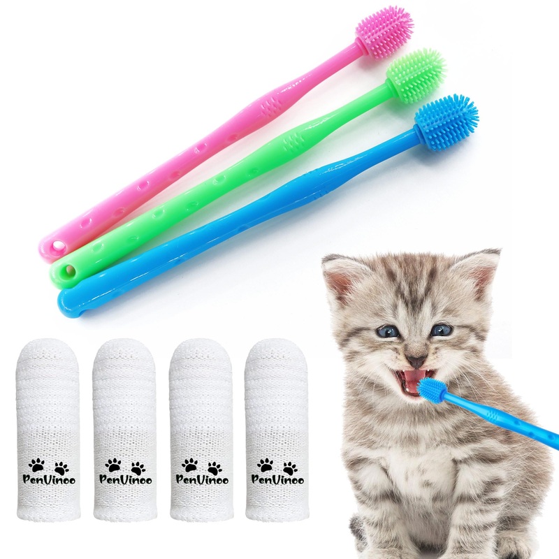 Dog & Cat Toothbrush – Soft Finger Toothbrush for Small to Large Pets 7