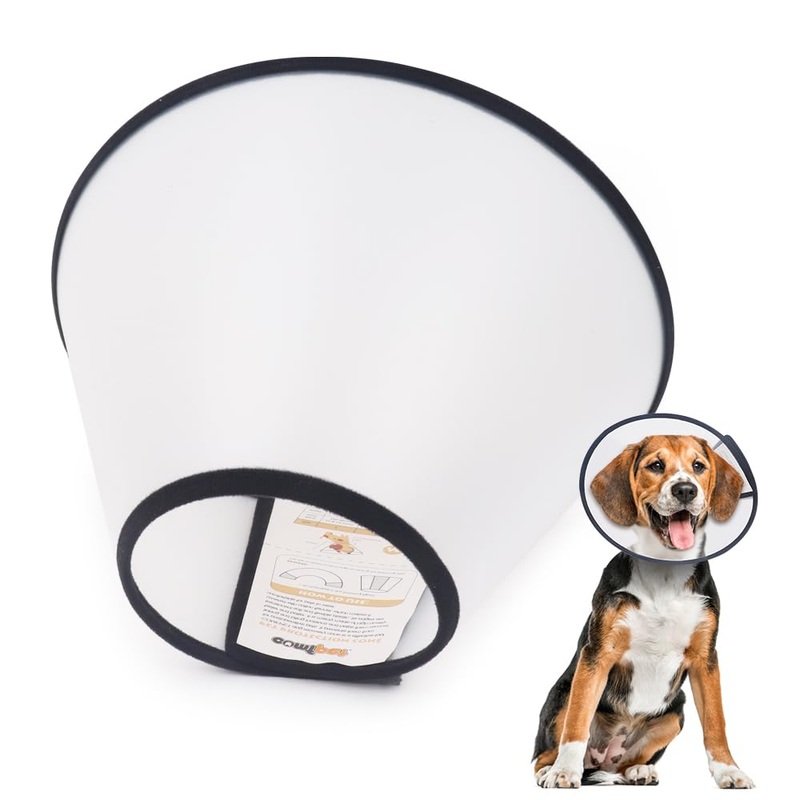 Dog Cones for Medium Dogs and Cats Recovery After Surgery, Cone of Shame for Pets to Stop Licking for Small Medium Large Breed, Ecollar for After Surgery M