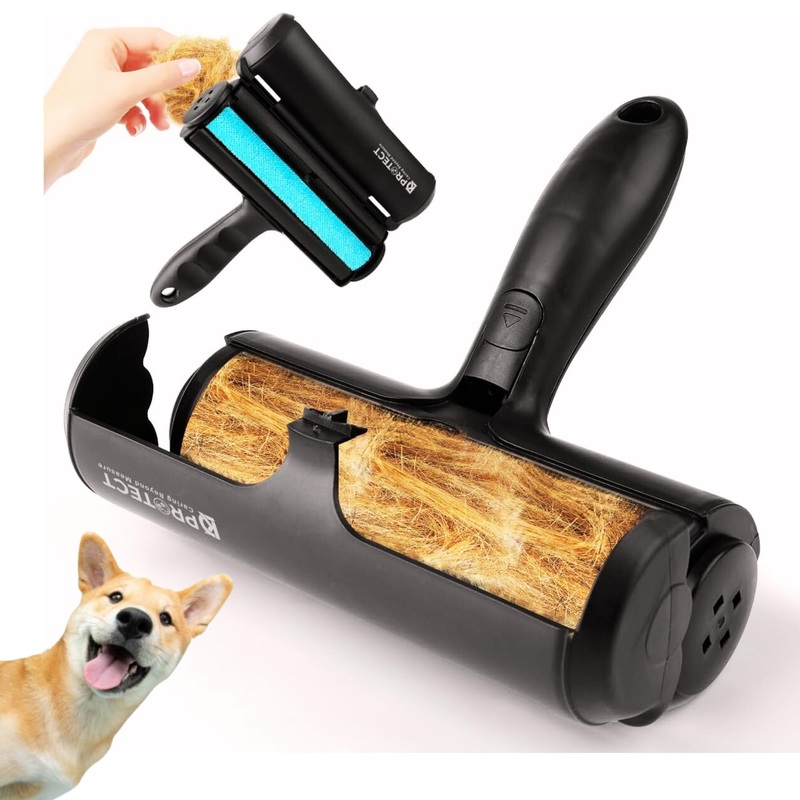 Lint Roller for Pet Hair Removal – Reusable for Clothes, Furniture, Car, Carpet, Couch – Cat and Dog Fur Remover Tool