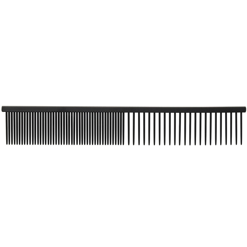 Master Grooming Tools Xylan Combs  Coated Combs for Grooming Dogs – Fine/Coarse, 7″ 7.5-Inch Fine/Coarse