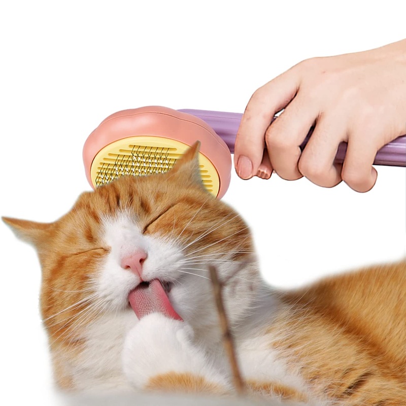 Self-Cleaning Pet Brush Grooming Comb for Cats Dogs Hair Shedding Tools for Tangled Hair Removing Cleaning Massage