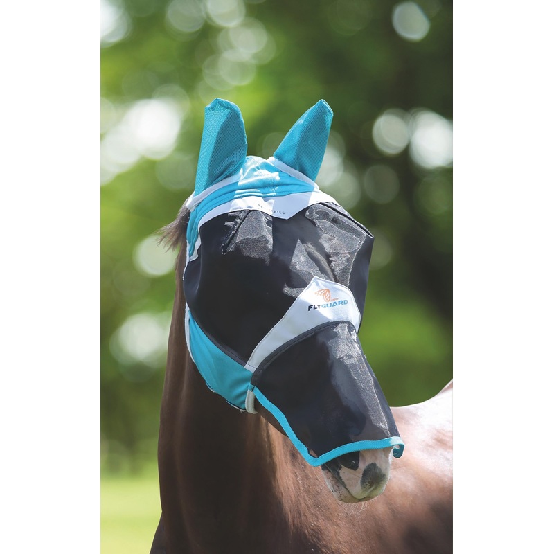 Shires Horse Fine Mesh Fly Mask with Ears and Nose