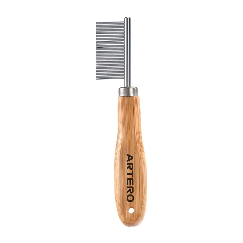 Artero Buddy Mini Tear Comb. Ideal for removing dirt and debris from accumulated in the tear area in dogs and cats (Nature Collection)