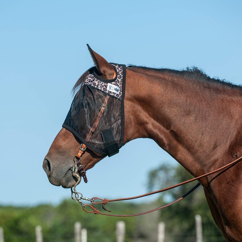 Cashel Company Quiet Ride Leopard Yearling Horse Fly Mask Leopard Yearling