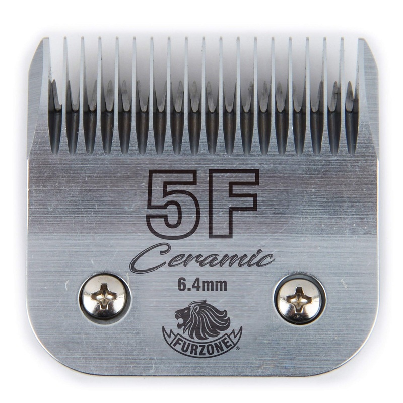 Detachable Ceramic Blade – Size 5F Blade 1/4″, Made of High-Tech Ceramic Materials, Compatible with Most Andis, Oster, Wahl A5 Clippers