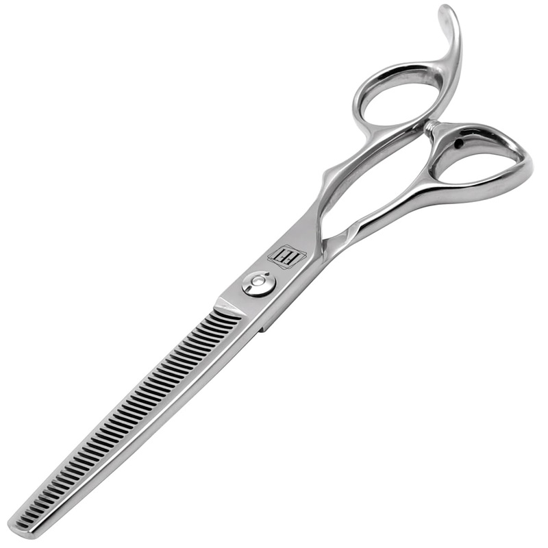 Dog Grooming Scissors: 6.5 inch Pet Thinning Shears Made Of Japanese 440C Advanced Stainless Steel Professional Grooming Scissors for Dogs Cats and Other Pets