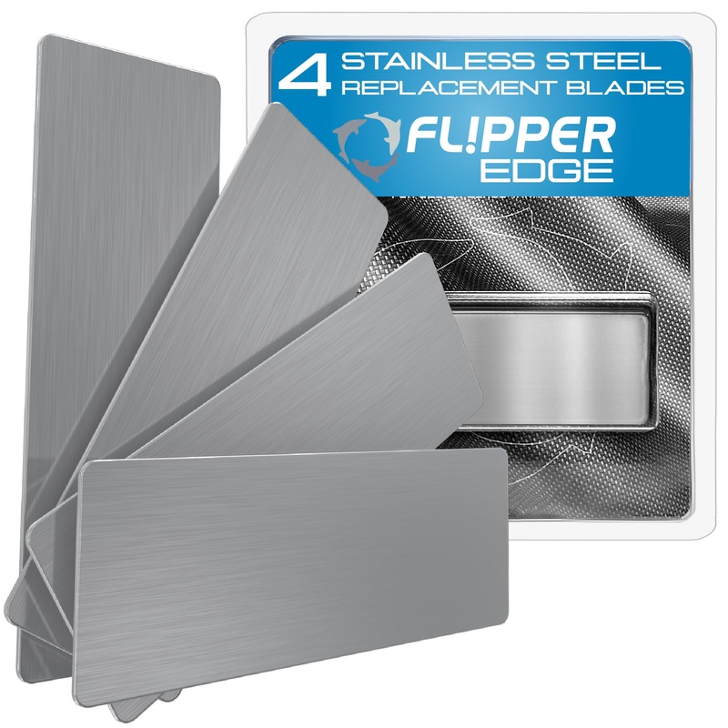 Flipper Edge Stainless Steel Blades – 4pk Standard