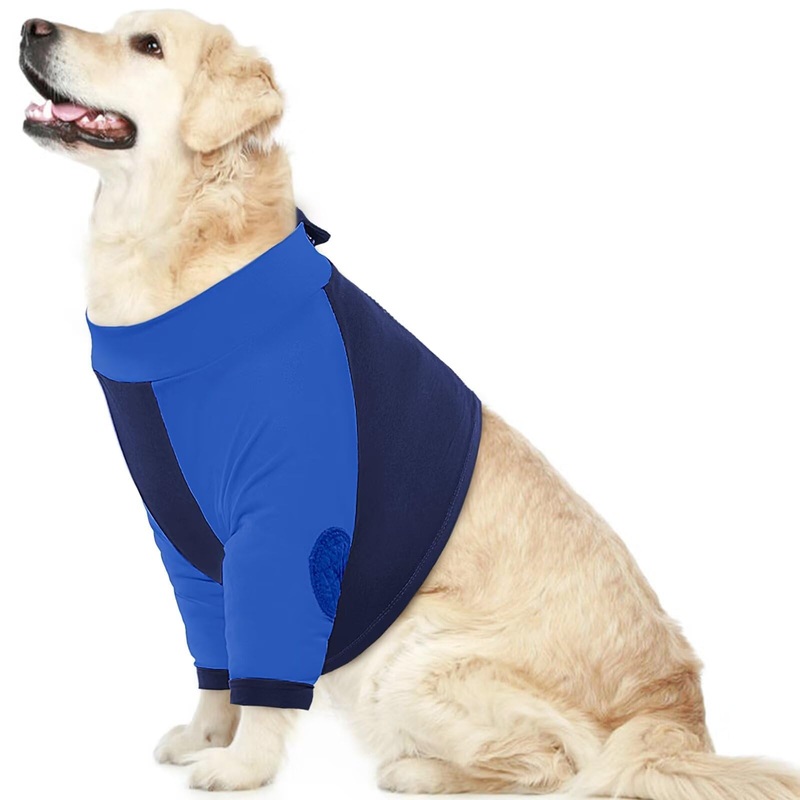 MIGOHI Dog Recovery Suits,Dog Surgery Recovery Sleeve for Front Legs,Female and Male Dog Recovery Suit,Dog Cone Alternative After Surgery,Dog Leg Sleeve to Stop Licking,Dog Wound Care,Blue,3XL Blue XXX-Large