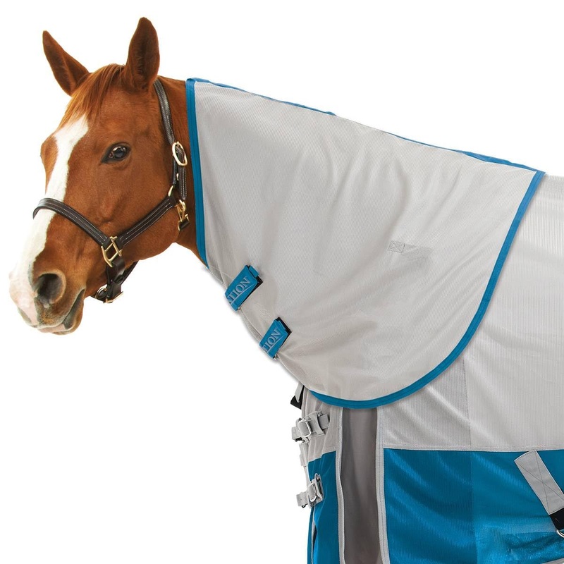 Ovation Super Fly Neck Cover Oversize Grey/Teal