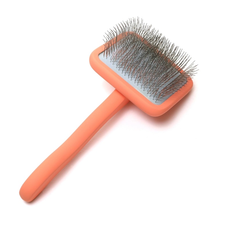 Slicker Brush for Grooming Shedding Medium & Long Haired Dogs – Pin Brush for Poodles, Goldendoodles and Doodle Breeds (Large)