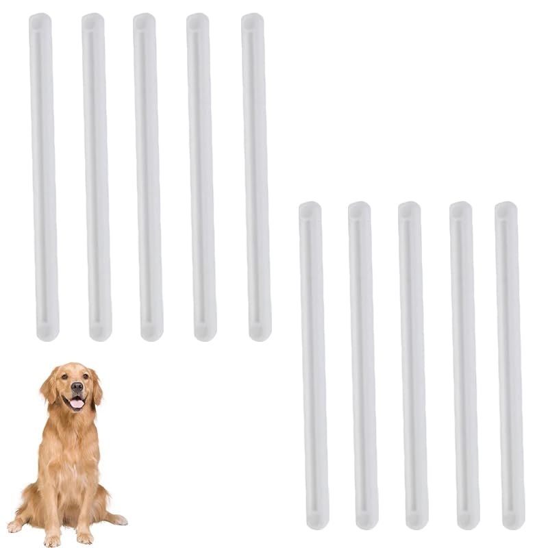 10 Pack Dog Clippers Blade Guide Replacement Spare Parts 35mm Plastic Strip Guides for Andis Oster Wah KM-10 A5 Series Pet Clipper Grooming Kit Trimmer Dogs Cats Electric Shaver Repair White