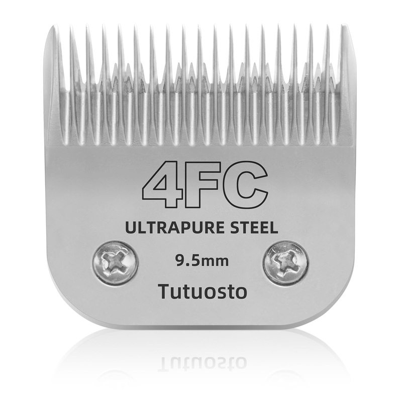 4FC Clipper Blades Pet Grooming Clipper Replacement Blades Detachable Blade Compatible with andis/wahl/Oster Dog Clippers