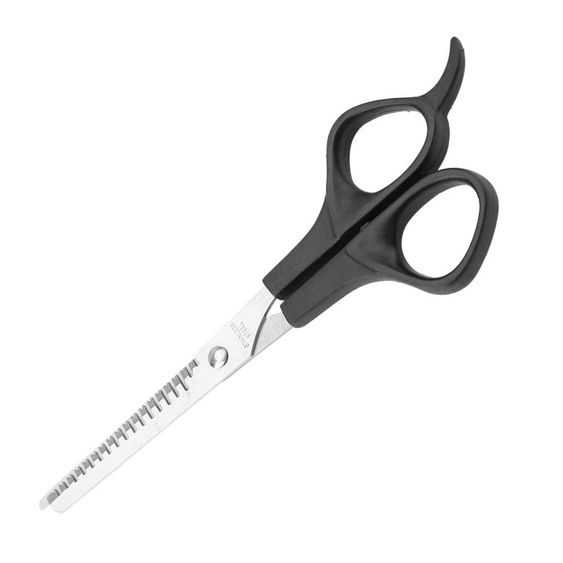 Oumefar Pet Hair Scissor Dog Cat Light-Weight Grooming Shear Straight Scissors with Professional Thinning Blade for Pet Groomers(Thinning Tooth Scissor)