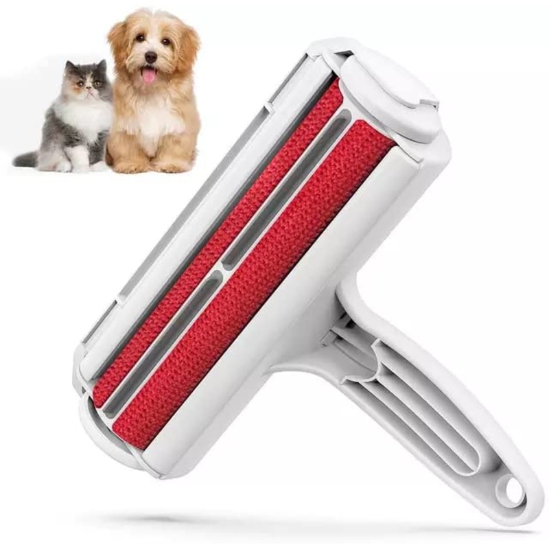 Rodillo removedor de pelo de mascotas para muebles o cama, pelo de perro y gato. Rodillo reutilizable.
