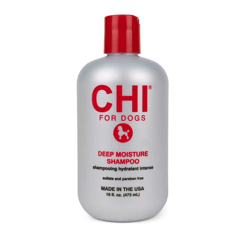 CHI for Dogs Deep Moisture Shampoo for Dogs | Best Moisturizing Dog Shampoo for Dogs With Dry Skin | Sulfate And Paraben Free, pH Balanced for Dogs, Made in the USA