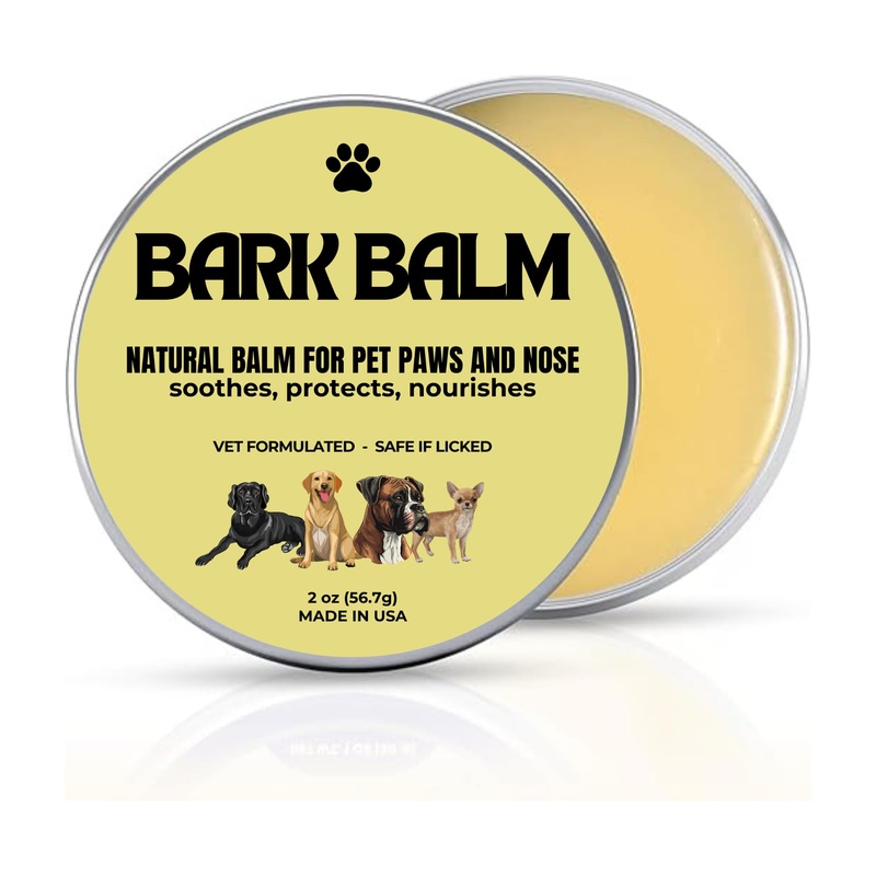 Dog Balm – Natural Paw and Nose Balm for Dogs  Safe if Licked  Vet Formulated Paw Balm – Dog Moisturizer for Paws and Nose – Made in USA