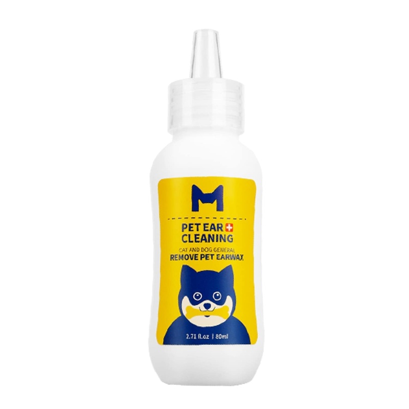 Dog ear cleanerEar cleaner for catsCleans Dirt Yeast, Wax, and Bacteria from Pet’s EarsSoothes ItchingEffective deodorization,, Mild formula for active enzymes Pet ear cleaner80 ml/2.71 fl oz
