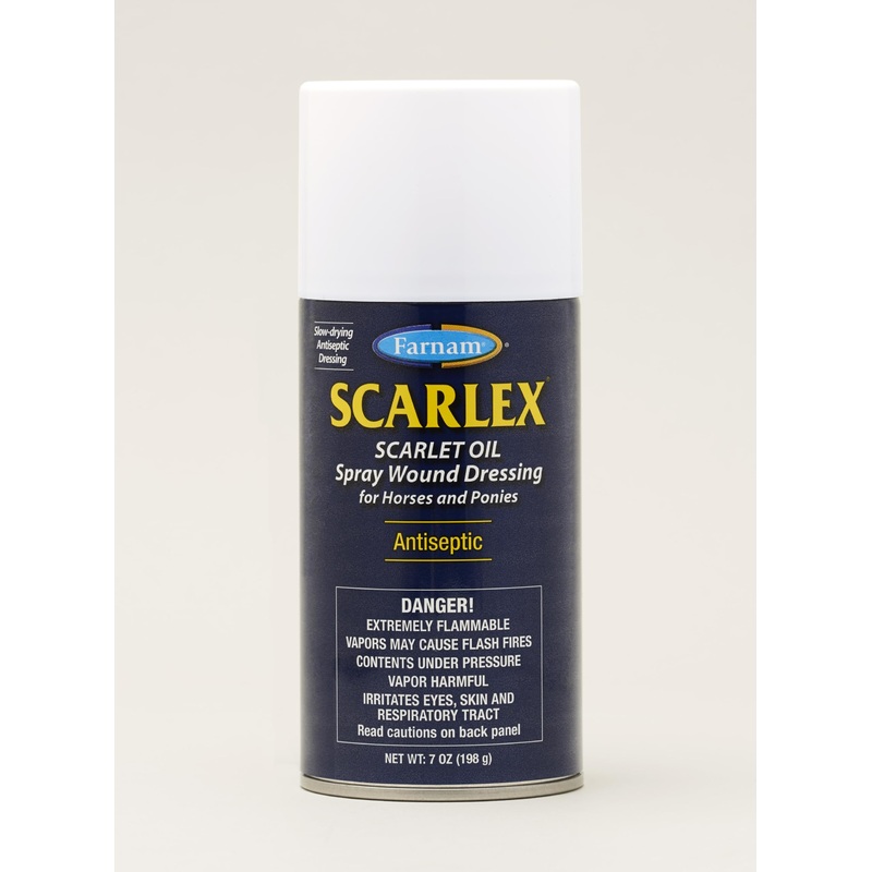 Farnam Scarlex Scarlet Oil Spray Wound Dressing for Horses and Ponies 7 Ounces