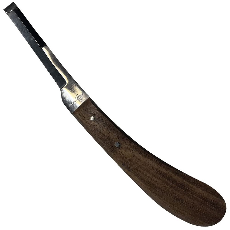 Narrow Blade Right Hand Double Edge Hoof Knife – Ideal Tool for Precision Hoof Trimming