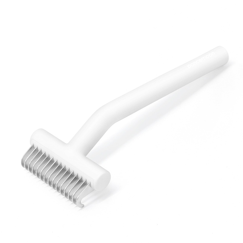 PawRake, Cat and Dog Brush for Shedding and Undercoat Dematting, Pet Grooming Tool for Medium to Long Hair Pets, Skin-Safe and Lightweight