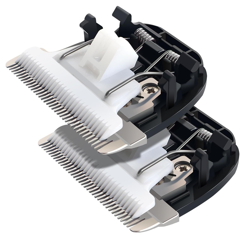 2PC Original Genuine Blade Professional Replacement Blade for Pet Clippers, Low Noise Dog Trimmer for Grooming,35-Tooth Dog Grooming Clipper Replacement Blades 2PCS