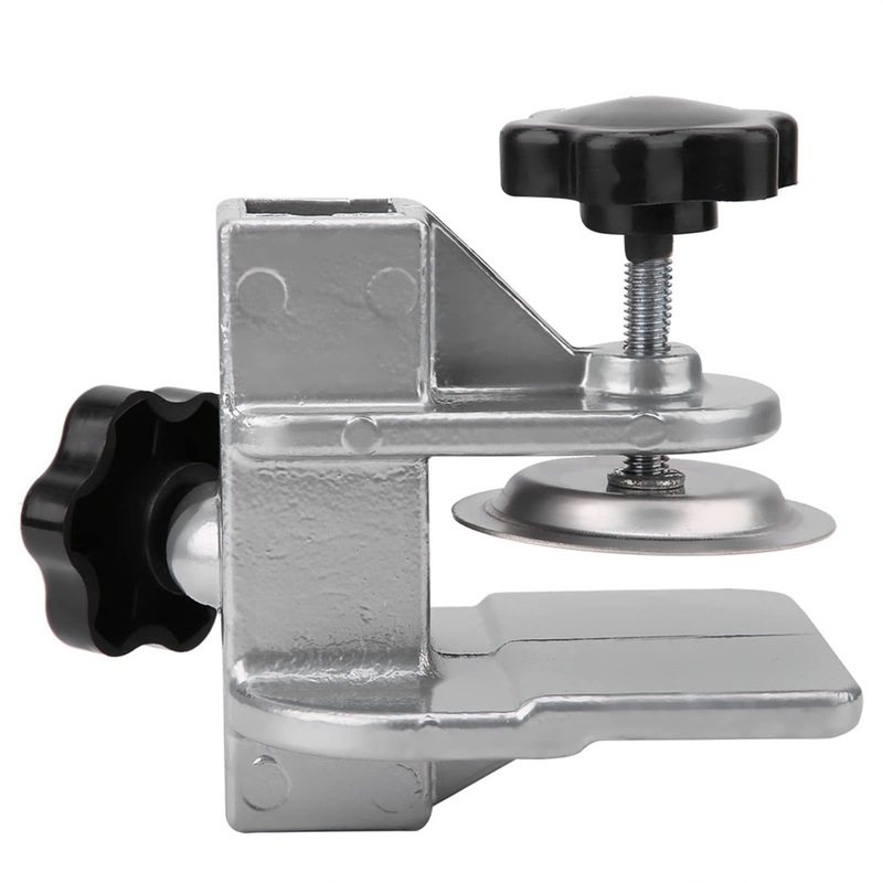 Pet Grooming Table Arm Clamp Clip Holder, Solid Aluminum Dog Cat Grooming Table Arm H Bar Clamp Holder, Pet Hair Dryer Clamp Clip Pet Grooming Table Accessory Fixation Clip (Inner Dia.0.9 * 0.9 in)