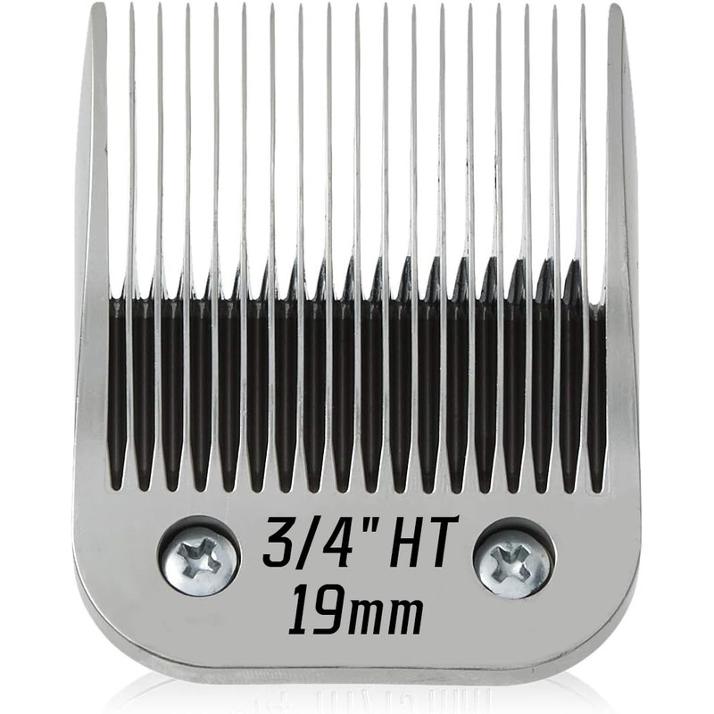 3/4″ HT63980 Blade Dog Grooming Clipper Replacement Blades Compatible with Andis Dog Clippers,Detachable Stainless Steel Blade,Size-3/4 HT, Cut Length 3/4-Inch 3/4-HT