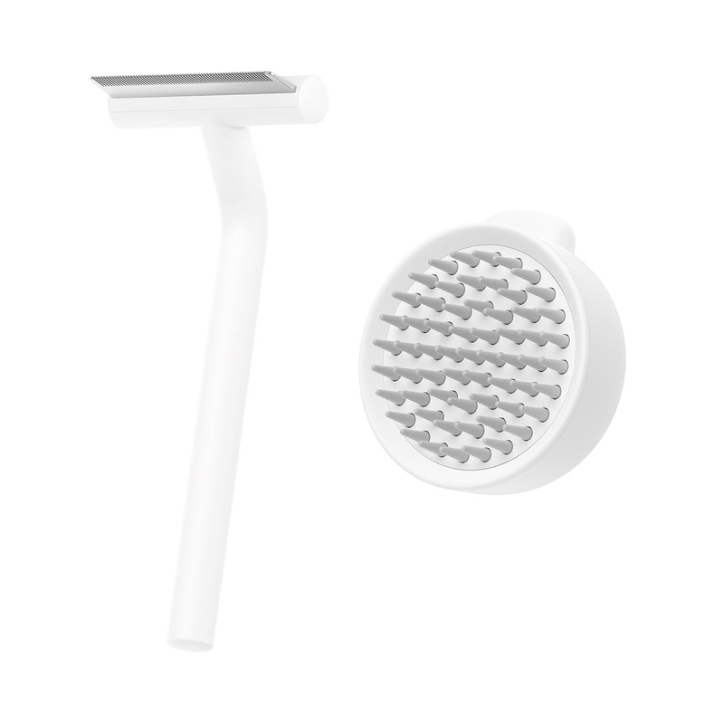 aumuca Pet Deshedding Brush with Silicone Cat Brushes for Massage