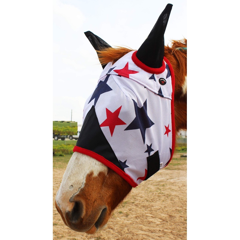 CHALLENGER Equine Horse FlyMask Summer Spring Airflow Mesh 73257C
