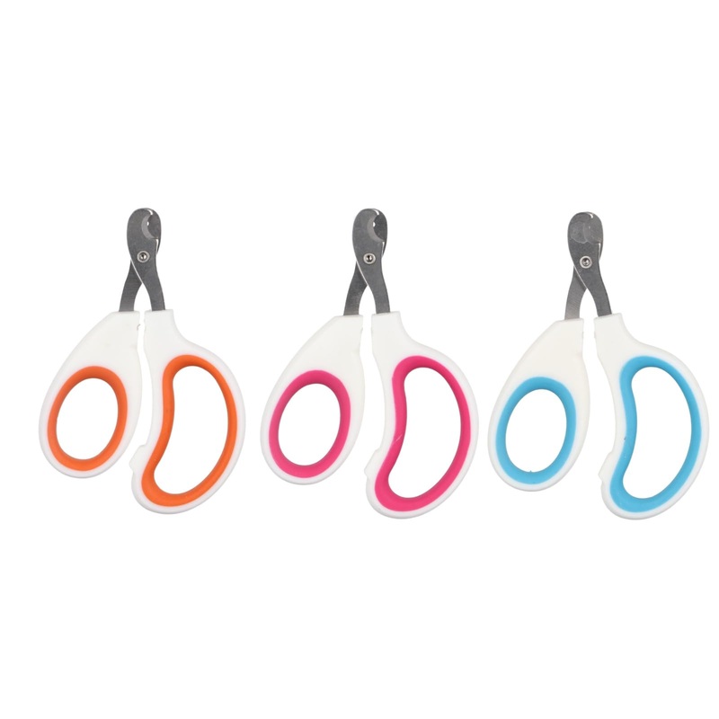 3Pcs Pet Nail Clippers for Small Animals, Professional Cat Dog Nail Trimmer Scissors with Non-Slip Handle, Portable Puppy Kitten Claws Trimmer Pet Grooming Tool
