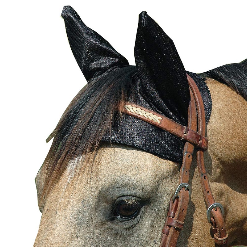 Cashel Comfort Horse Ears, Black, Large
