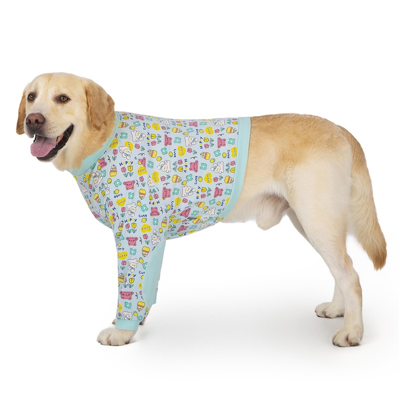 Dog Recovery Shirt for Front Legs, Dog Elbowpads Sleeve Protect Dogs Elbows Arms,Stop Licking Joints After Surgery, Help with Injury Healing Covers The Wound, Cone Alternatives (Blue, 5XL) Sweet Blue 5X-Large