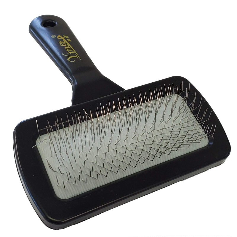 eFamily Pet Grooming Brush Effectively Reduces Shedding by Up to 95% Professional Deshedding Tool for Dogs and Cats Gently Removes Loose Undercoat, Mats and Tangled Hair