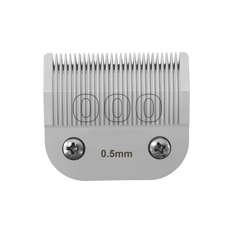 Professional Detachable Replacement Ceramic Blades set,compatible with oster Classic 76/Star-Teq/Power-Teq andi A*dis AGC,BDC,BGC,MBG Series Clippers (Size-000) Size-000