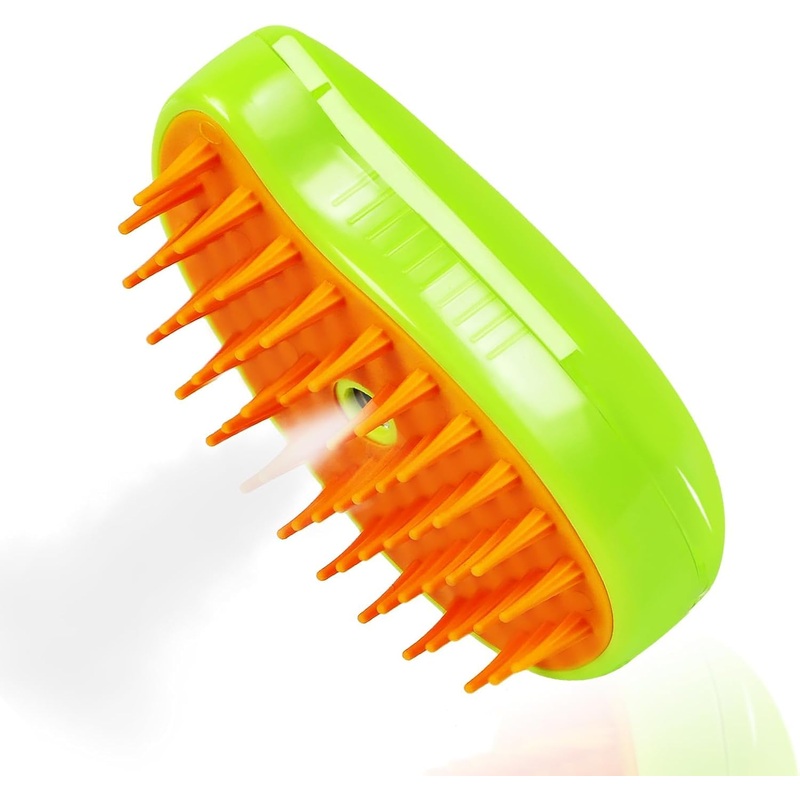 Steam Water Brush for Dogs 3-1 Cat Toys Grooming & Dog Steam Brush for Shedding, Cat Shower & Steam Hair Brush, Hair Cleaning Day Spa for Dogs, Steam Brush for Hair, Small Animals Grooming