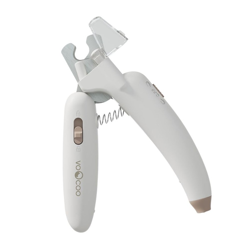 Voocoo Dog & Cat Nail Clipper and Trimmer, Safe & Easy to Cut Toenail with LED Light for Nail Bloodline to Avoid Overcutting, Sharp and Durable Stainless Steel Blade for Dogs, Cats, Birds, Rabbit