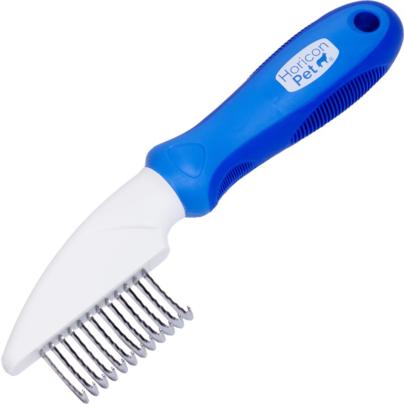 12 Blade Dog Dematting Comb – Removes Knots, Matted Fur, & Tangles Gently For Dogs, Cats & Small Animals 12 Blade Dematting Comb