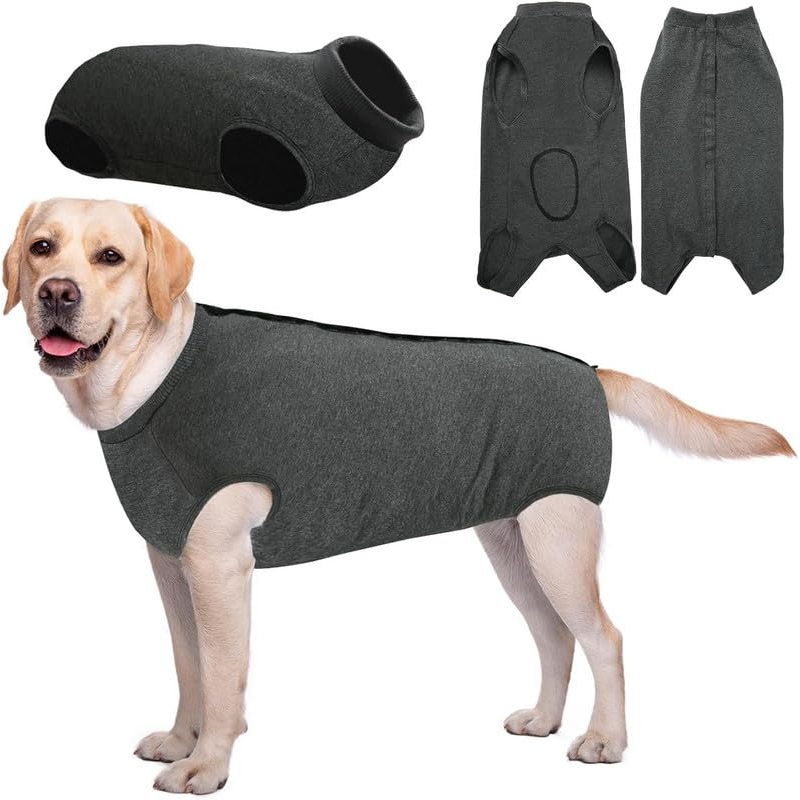 AURUZA Recovery Suit for Dogs Cats After Surgery, Dog Onesie for Surgery Recovery, Dog Surgery Recovery Suit Small Medium Large Dogs, Anti Licking Dog Surgical Suits 2XL