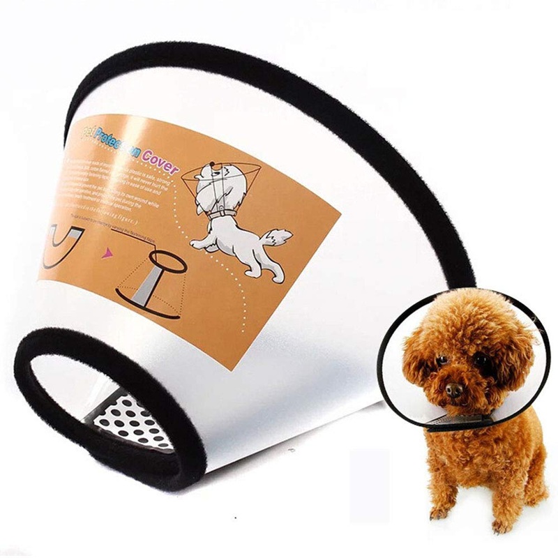 Cat Cone Collar, Pet Cone Dog Recovery Cone for Small Dog Cone After Surgery Anti-Bite Lick Wound Medical, Protective Cat Head Cone Dog Cone Collar Cat E Collar for Cats Puppy(5# Medium)