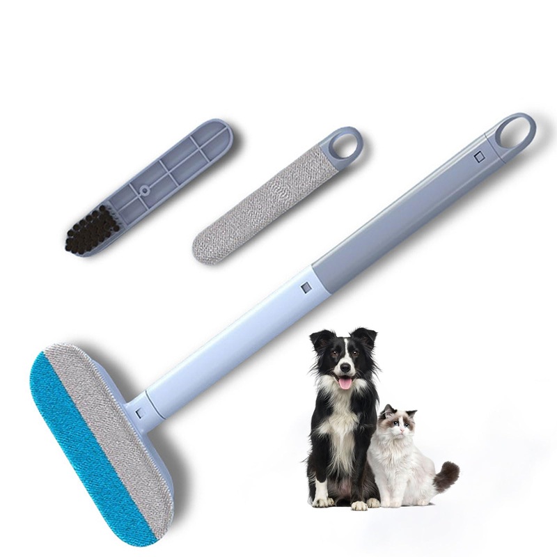 Pet Hair Remover for Couch Durable Reusable Washable Lint Cleaner for Dog and Cat Home Outdoors Hair Complete 3 in 1 14.9Inch Gentle on Furniture Effective on Carpets Car Seats Clothing Bedding