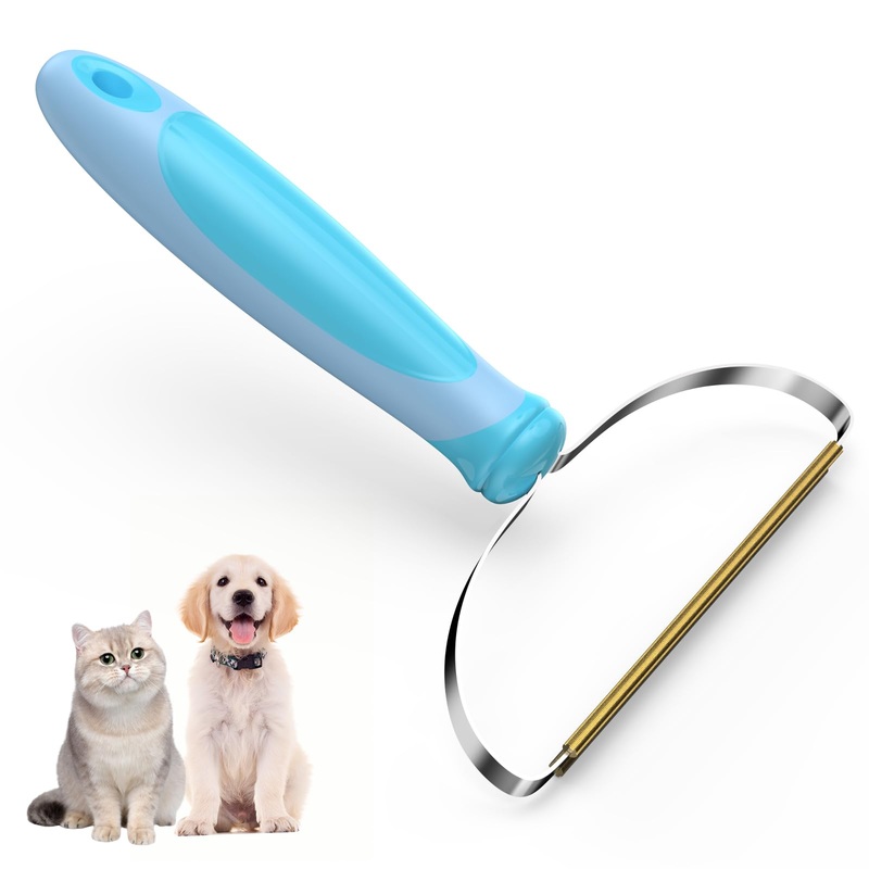 Pet Hair Remover Reusable Deep Cleaning Pet Hair Removal Tool Cat and Dog Hair Remover Brush, Carpet Scraper Rake Pet Hair Remover Cleaner Brush for Fur Rug,Stairs,Couch,Car Mats