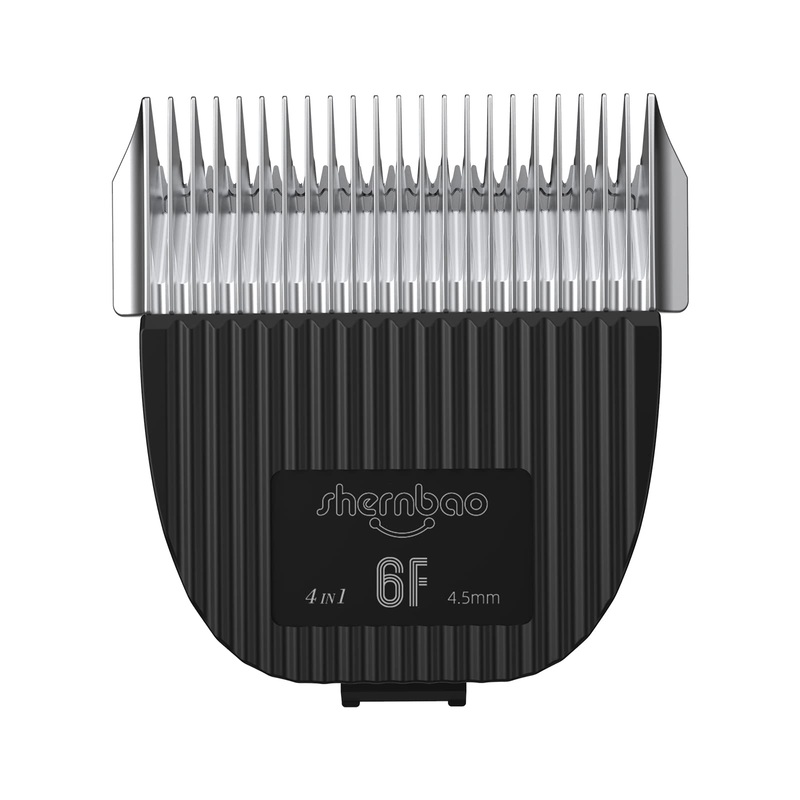 shernbao Pet Dog Grooming Clipper Detachable Blades, 4-in-1 Blades, Replacement Blades PGC-670 Clippers (670-6F)