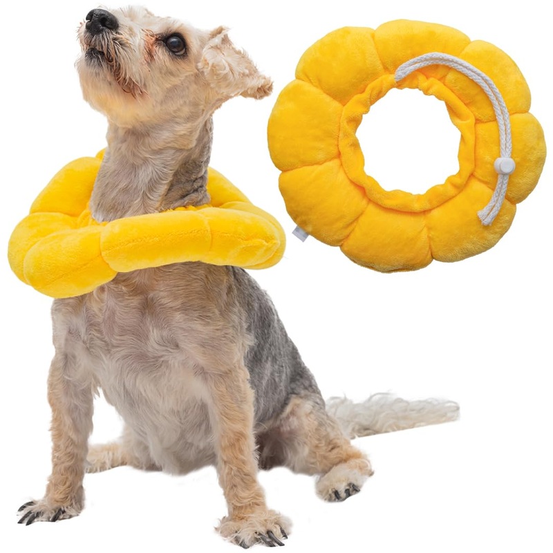 Soft Dog Cone – Adjustable Dog Recovery Cone for Small Dogs – Dog-Friendly Design Dog Cone Collar – Reliable Head and Neck Soft Cone for Dogs – Pet Cone – Dog Cone by Placely