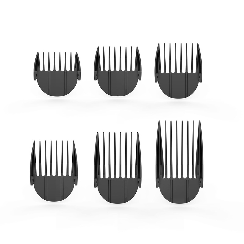 6Pcs Attachment Guide Comb Guards for BM1 Dog Grooming Vacuum Blow Dryer and Clippers 3mm-25mm Cut Length