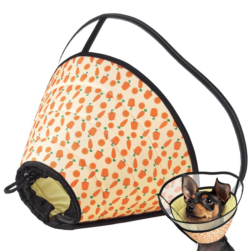 Dog Cone Collar for Dogs After Surgery, Adjustable Soft Pet Cone Collar for Medium Dogs,Dog Recovery Collars,Elizabethan Collar to Prevent Pets from Touching Stitches,Wounds and Rashes,Soft E-Collar