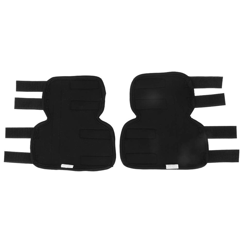 Ymiko 1 Pair Dog Front Leg Compression Support TZE Canine Paw Compression Wraps with Reflective Seat Belts Support TZE for Injuries, Arthritis (L-Black)